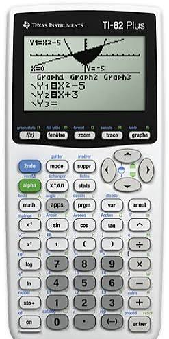 Calculatrice graphique Texas Instruments TI-82 Plus – Lycée