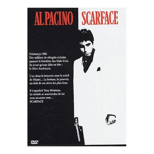 Scarface - De Brian De Palma avec Al Pacino / DVD Policier 17/01/2001 A partir