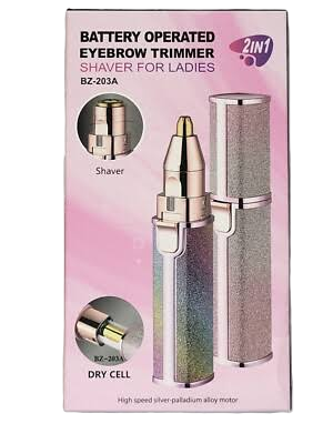 Tondeuse à sourcils 2 en 1 avec rasoir électrique pour femmes BZ-203A
