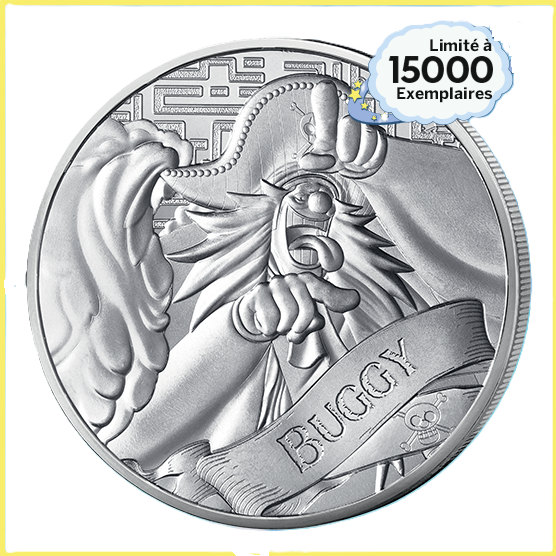 One Piece – Buggy le Clown – Mini-médaille argentée Monnaie de Paris 2025