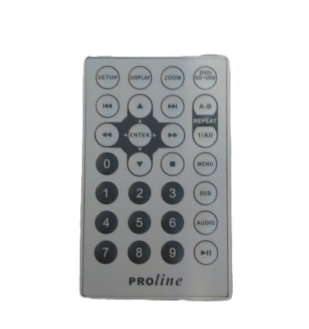 Télécommande Proline d'origine pour lecteur DVD portable – DVD / SD / USB Copie