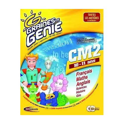 Graines De G.Fr/M/A/S/G/H Cm2 Pc - Jeu PC / Jeux vidéo PC Genre : Ludo-éducatif