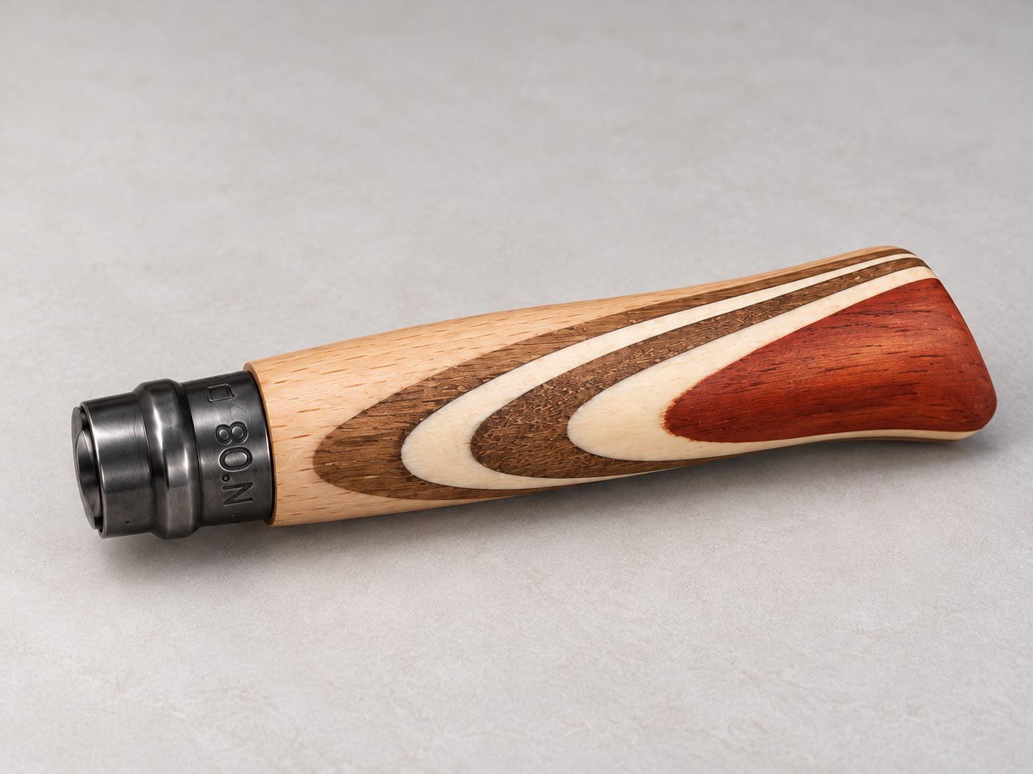 Opinel N°08 INOX à manche en marqueterie — photo 2