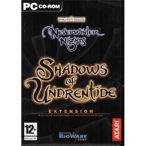 Neverwinter Nights Shadows Of The Undrentide PC - Atari / Jeux vidéo PC Genre :