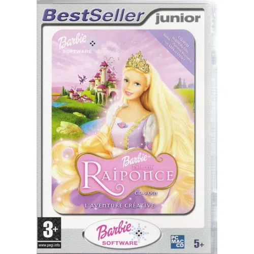 Barbie Princess Raiponce Pc - Jeu PC / Jeux vidéo PC Genre : Ludo-éducatif Saga