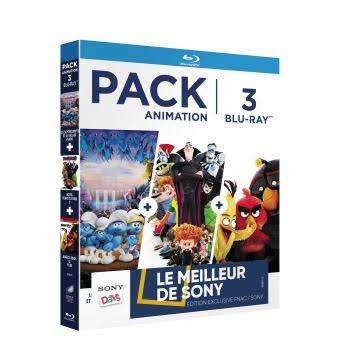 Pack 3 Films D'animation En Blu-Ray - Fnac / Blu-Ray Japanimation 31/12/2017 Co