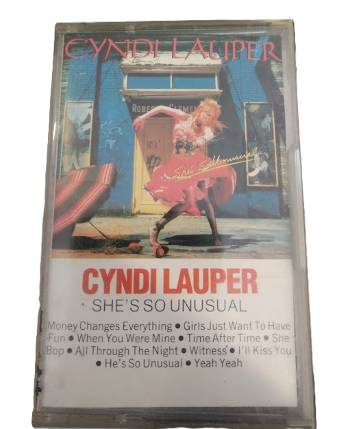 Cyndi Lauper — She's So Unusual, cassette audio (1983)