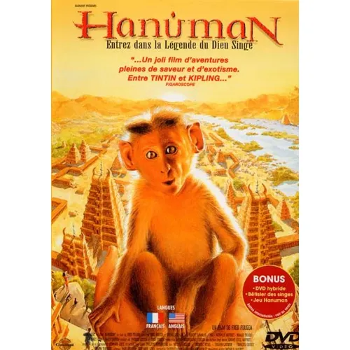 Hanuman - De Fred Fougea avec Robert Cavanaugh / DVD Action - Aventure 24/09/19