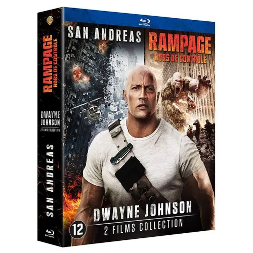 Coffret Dwayne Johnson : Rampage - Hors De Contrôle + San Andreas - Pack
