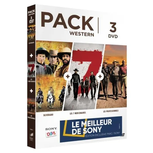 Pack Western 3 Dvd, Édition Exclusive Fnac/Sony" : Silvaredo - Les 7 Mercenaires