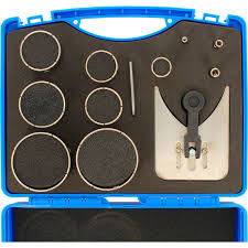 Leman – Coffret de 10 trépan diamantés 6 pans Ø6 à 68 – Pour grès, céramique, ca