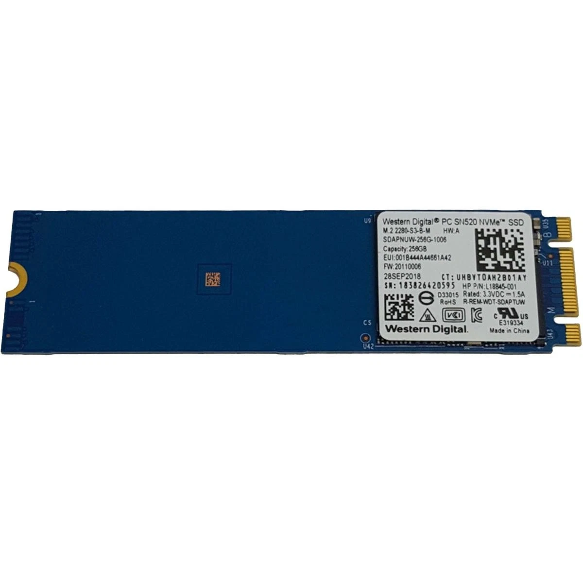 SSD SN520 256 Go M.2 2280 s 3