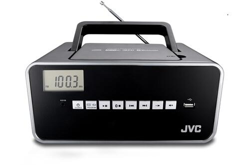 JVC RD-F421B — Radio CD portable Bluetooth, USB et MP3